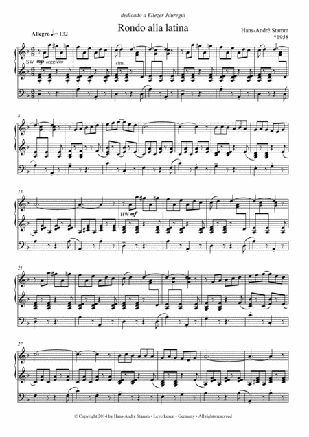 Rondo Alla Latina For Organ Page 2