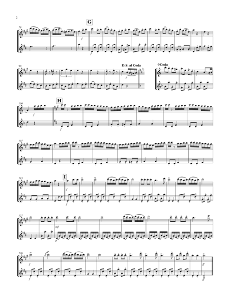 Rondo Alla Turca Alto Tenor Saxophone Duet Page 2