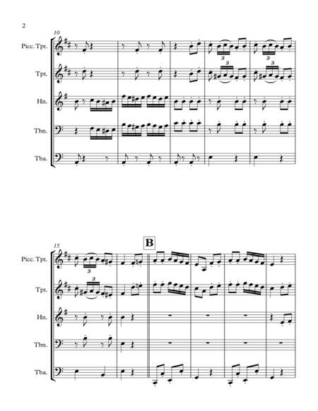 Rondo Alla Turca Brass Quintet Page 2