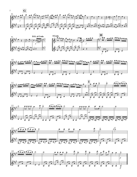 Rondo Alla Turca Clarinet Duet Page 2