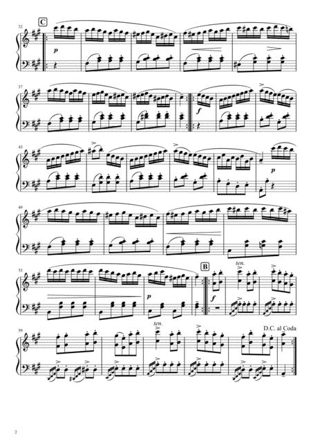 Rondo Alla Turca Mozarts Turkish March Page 2