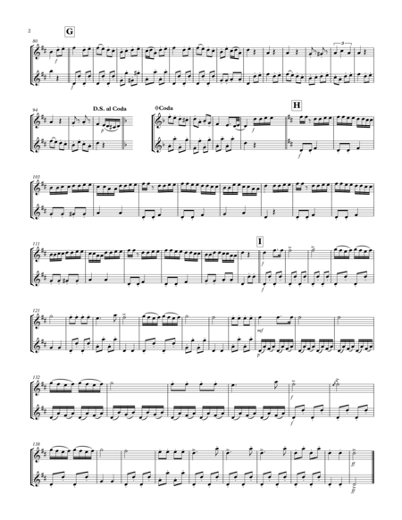 Rondo Alla Turca Soprano Tenor Saxophone Duet Page 2
