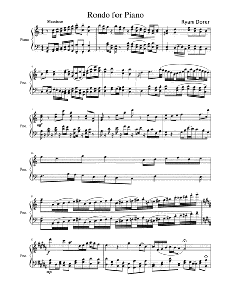 Rondo For Piano Page 2