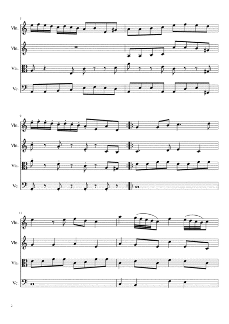 Rondo For String Quartet Page 2