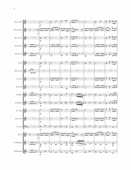 Rondo From Mozarts 4th Horn Concerto Brass Band Page 2