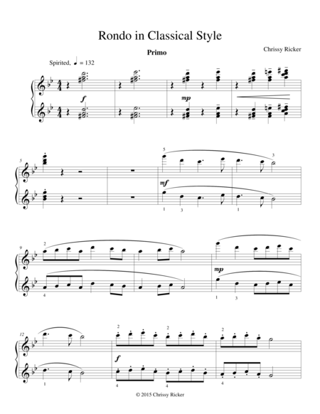 Rondo In Classical Style Page 2