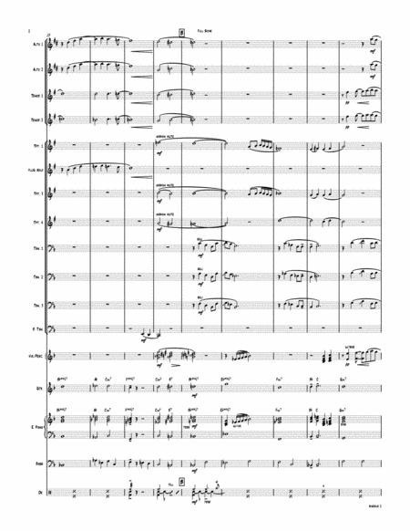 Rosebud Jazz Ensemble Big Band Page 2