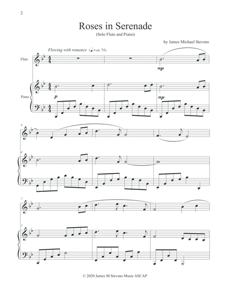 Roses In Serenade Flute Piano Page 2