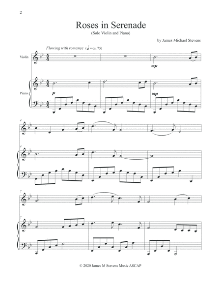 Roses In Serenade Violin Piano Page 2