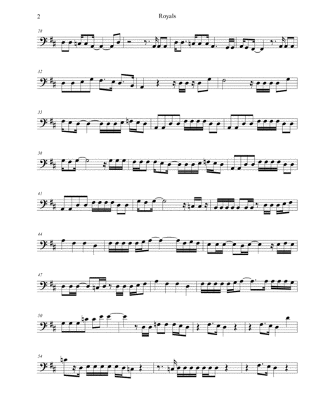 Royals Cello Page 2