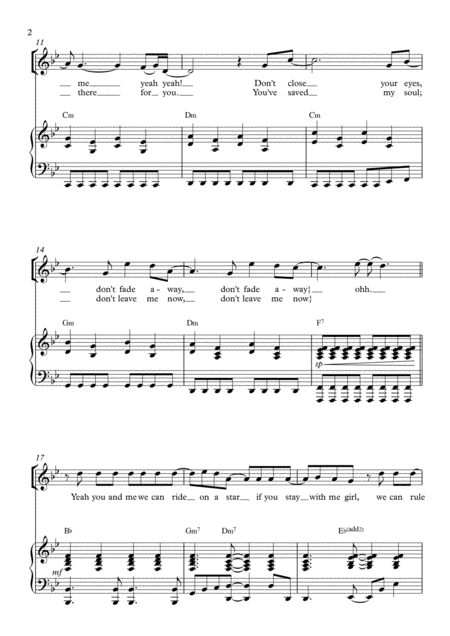 Rule The World 2 Part Vocal Piano Chords In Lower Key Page 2