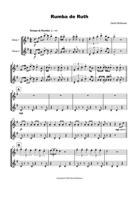 Rumba De Ruth For Oboe Duet Page 2