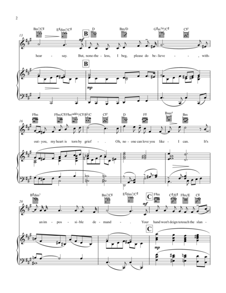 Rumor Art Song For Soprano And Piano Page 2