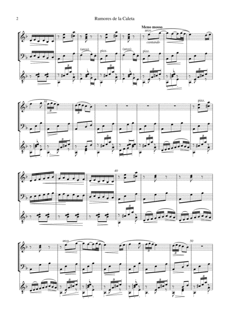 Rumores De La Caleta For Violin Cello And Guitar Page 2