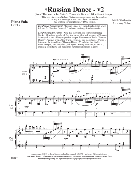 Russian Dance V2 Tchaikovsky Levels 4 And 6 Page 2