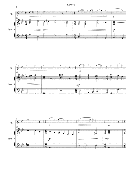 Rv Je Am I Dreaming For Flute And Piano Page 2