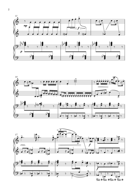 S Prokofiev March From The Opera Love For Three Oranges For Piano 4 Hands Page 2