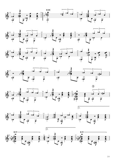 Sabda Alam Solo Guitar Score Page 2