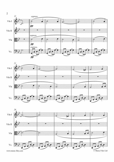 Sadness In The Rain String Quartet Page 2