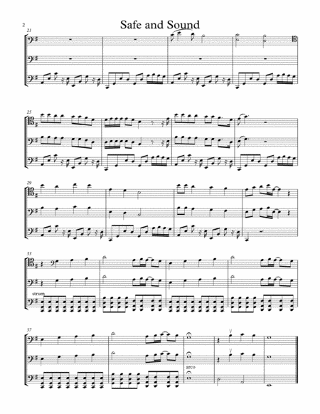 Safe And Sound For Cello Duet Page 2