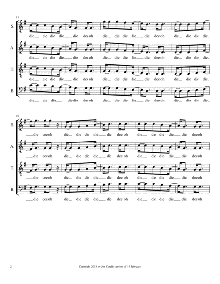 Sail Away Ladies For Satb Page 2