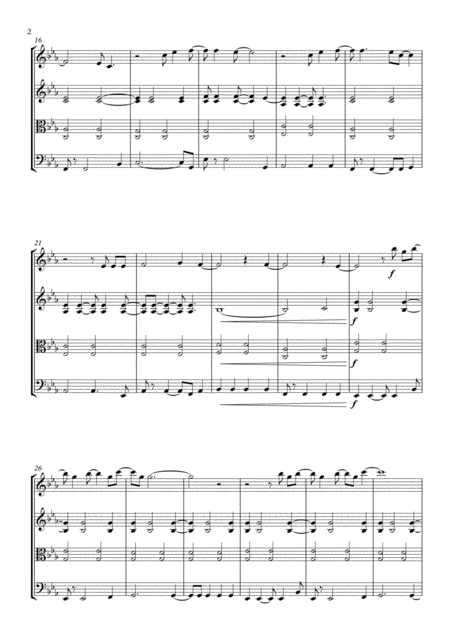 Sail Away String Quartet Page 2