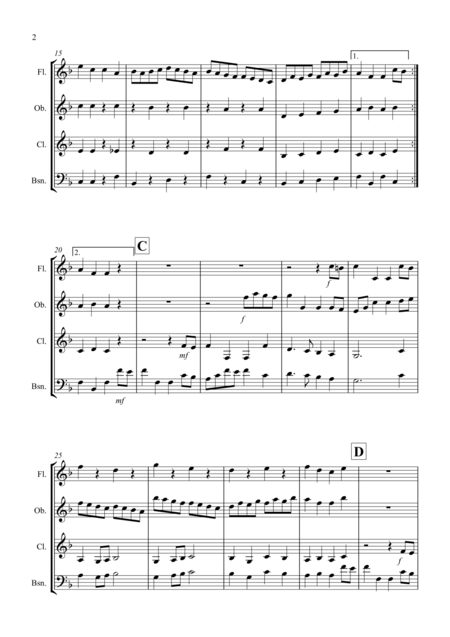 Sailors Hornpipe For Wind Quartet Page 2