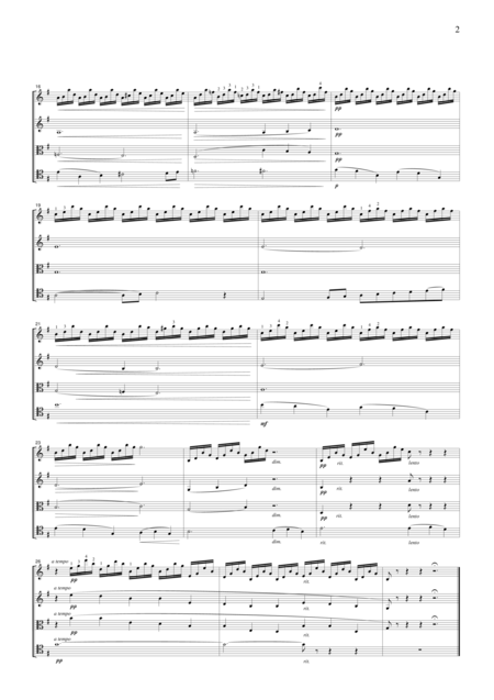 Saint Saens Le Cygne The Swan For String Quartet Cs401 Page 2