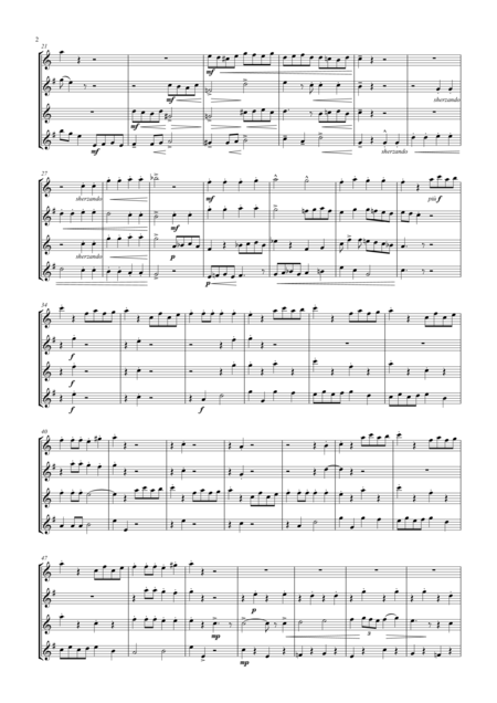 Saint Sans Fossils From Carnival Of The Animals Saxophone Quartet Page 2