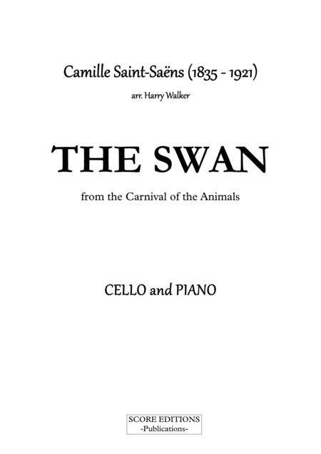 Saint Sans The Swan For Cello And Piano Page 2