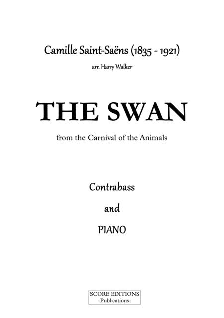 Saint Sans The Swan For Contrabass And Piano Page 2