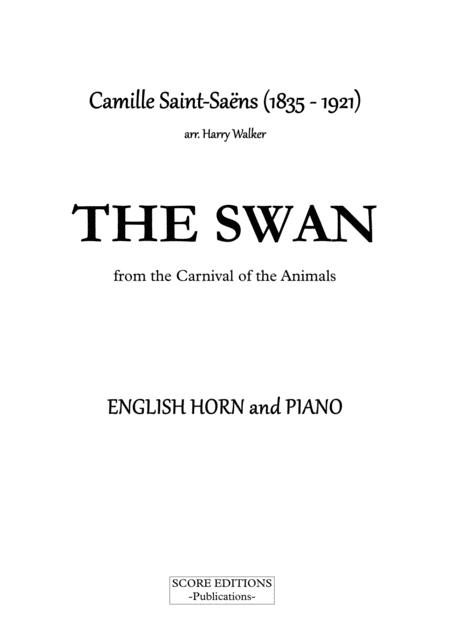 Saint Sans The Swan For English Horn And Piano Page 2