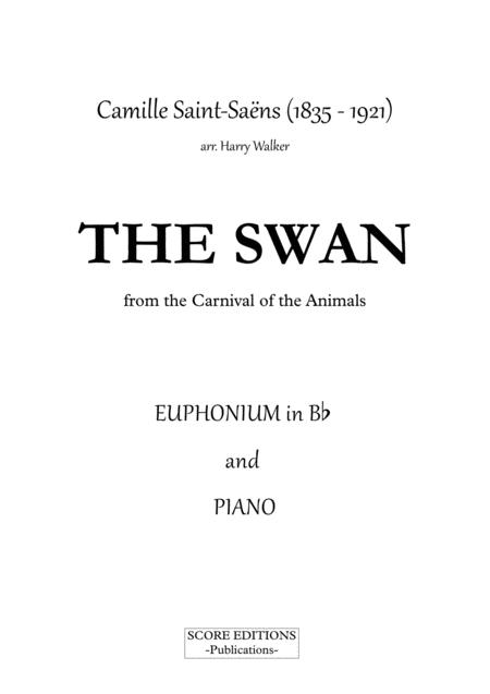 Saint Sans The Swan For Euphonium In Bb And Piano Page 2