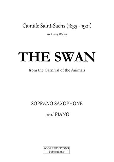 Saint Sans The Swan For Soprano Saxophone And Piano Page 2