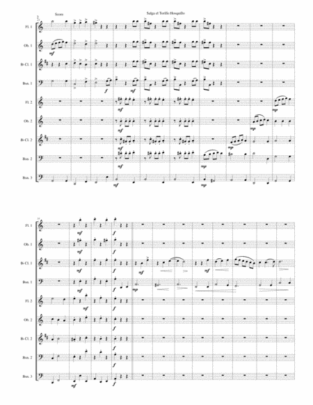 Salga El Torillo Hosquillo Let The Little Wild Bull Out Arranged For Wind Nonet Page 2