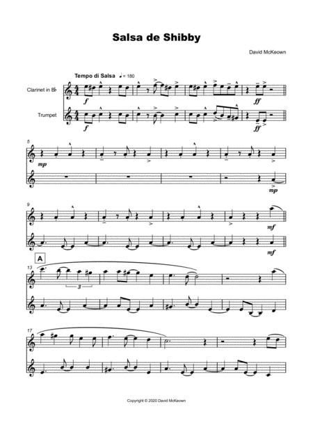 Salsa De Shibby For Clarinet And Trumpet Duet Page 2