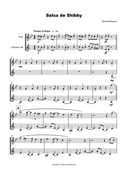 Salsa De Shibby For Flute And Clarinet Duet Page 2