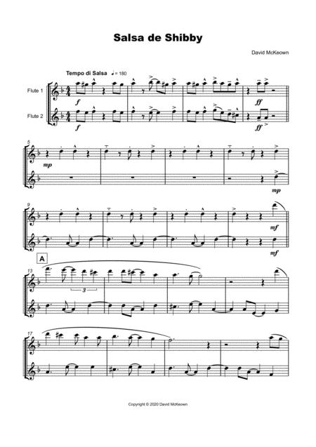 Salsa De Shibby For Flute Duet Page 2