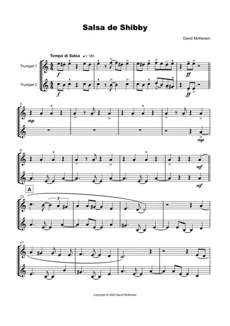 Salsa De Shibby For Trumpet Duet Page 2