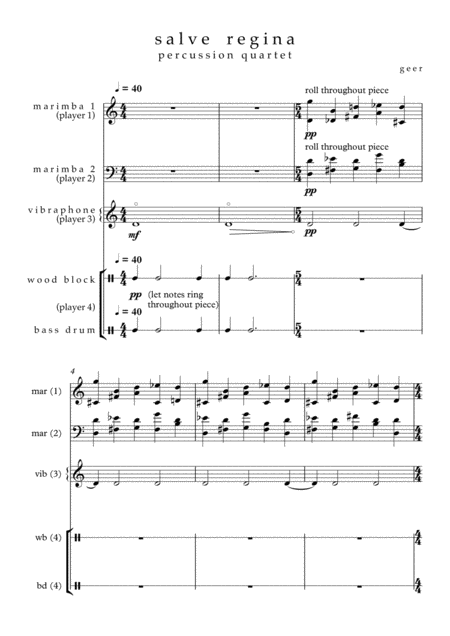 Salve Regina Full Score Page 2