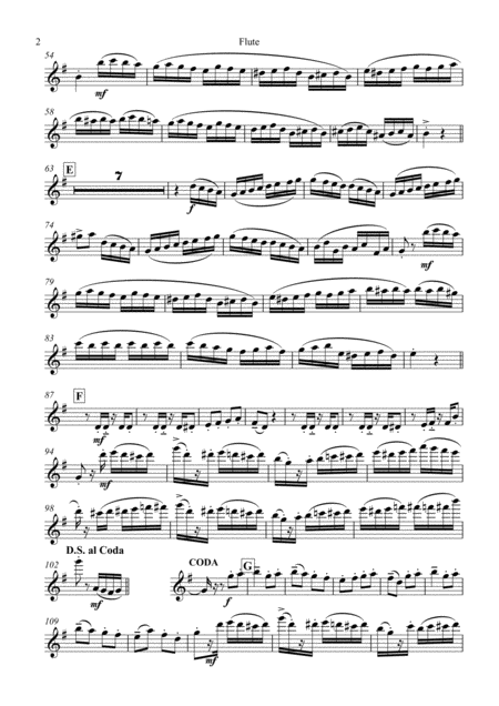 Samba Alla Turca Wind Quintet Set Of Parts X5 Page 2