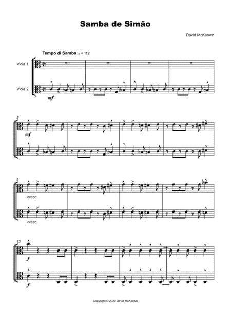 Samba De Simo For Viola Duet Page 2