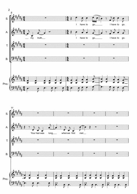 Samson By Regina Spektor Satb Page 2