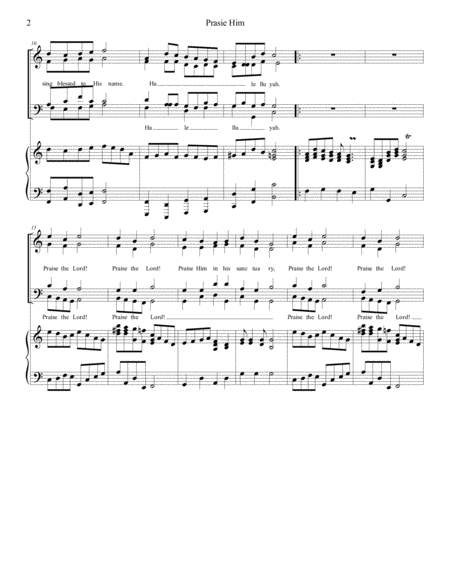 Sanctus From Mass No 2 In E Minor For 12 Part Trombone Ensemble Page 2