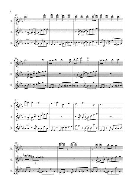 Santa Claus Is Comin To Town Flute Trio Page 2