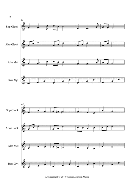 Santa Lucia For Orff Ensemble Page 2