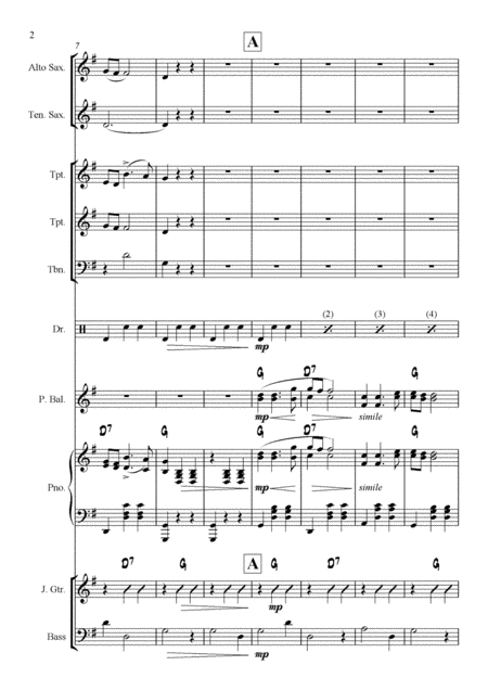 Santa Lucia Score Parts Page 2