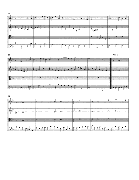 Sarabande From Suite Hwv 437 In D Minor Arrangement For String Quartet Page 2