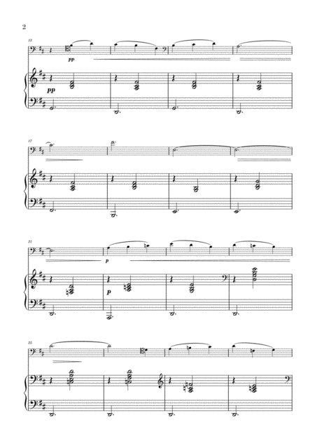 Satie 3 Gymnopdies Trombone And Piano Transcription Page 2