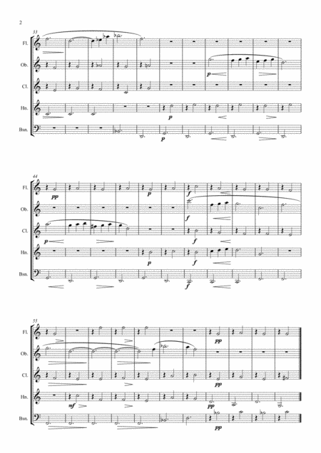 Satie Gymnopdie No 2 Wind Quintet Page 2